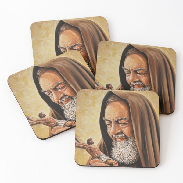 Item preview, Saint Padre Pio, St. Padre Pio poster, Padre pio designed and sold by AMDG Line.