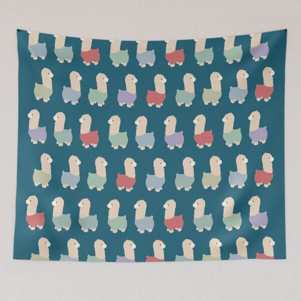 Item preview, Cute llama with sweater pattern  designed and sold by Bella510.