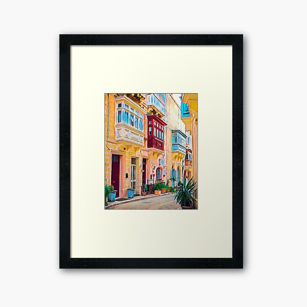 Item preview, Valetta Streets, Malta designed and sold by SofiaStutio.