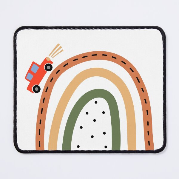 Item preview, Boho rainbow with red car designed and sold by SolArt88.