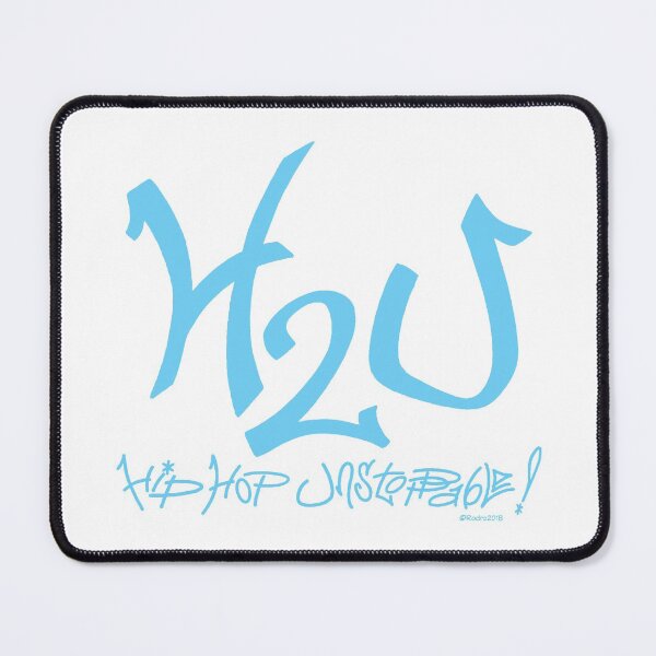 Item preview, H2U Logo: “Hip-Hop Unstoppable” (Graffiti tag, Light Blue). designed and sold by Paul Rodriguez.