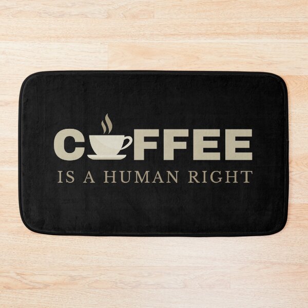 Item preview, Coffee is a human right Masks and tee-shirts designed and sold by wiggy38.