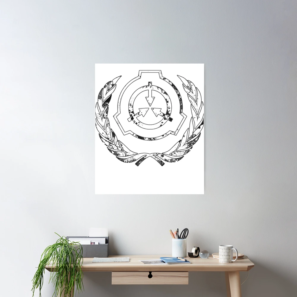 SCP Foundation White Logo Poster by Harbud Neala - Fine Art America