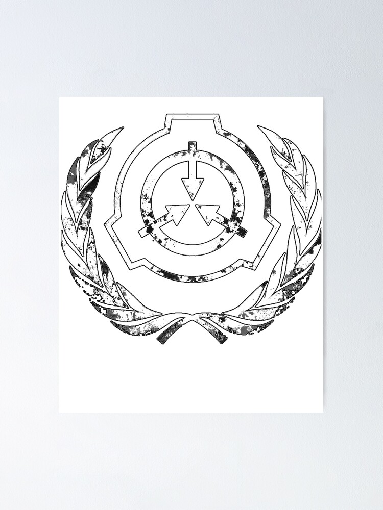 SCP Foundation White Logo Poster by Harbud Neala - Fine Art America