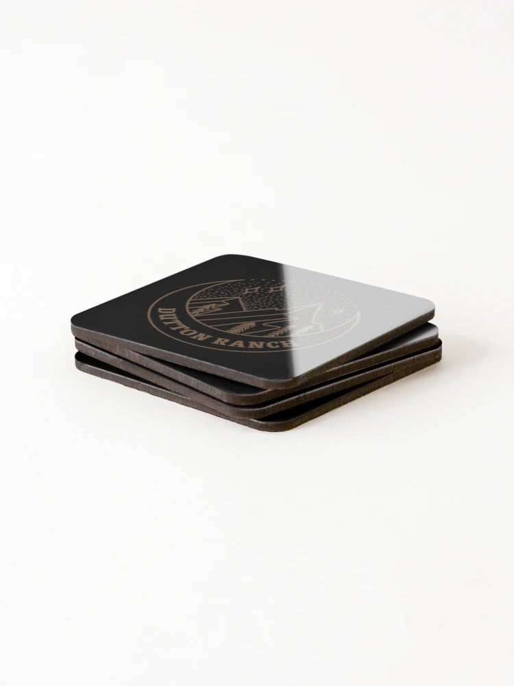 Thumbnail 4 of 5, Coasters (Set of 4), Dutton Ranch Logo designed and sold by polygem.