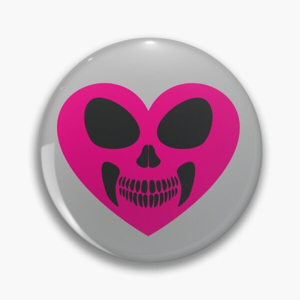 Item preview, valentine's day,skull in heart designed and sold by amid999.