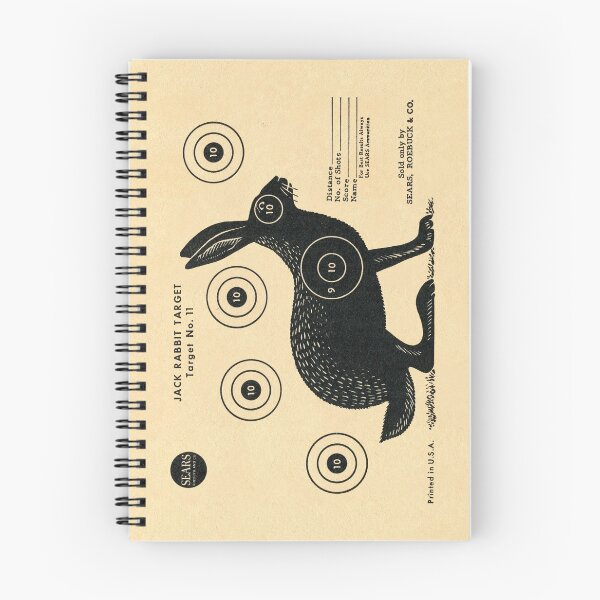 Item preview, Jack Rabbit Target - vintage paper target designed and sold by Tree45.