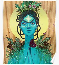 Meditation on Mother Nature Poster