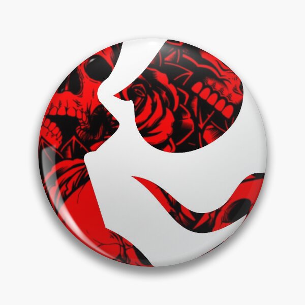 Item preview, Red Skull and Shield designed and sold by QUIN8 SHOP.