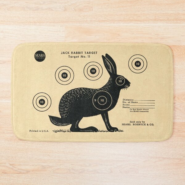 Item preview, Jack Rabbit Target - vintage paper target designed and sold by Tree45.