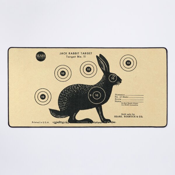 Item preview, Jack Rabbit Target - vintage paper target designed and sold by Tree45.