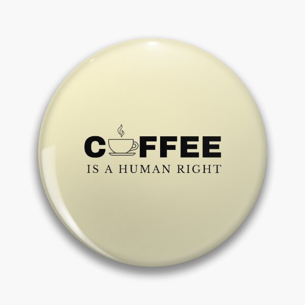 Item preview, Coffee is a human right Masks and tee-shirts designed and sold by wiggy38.