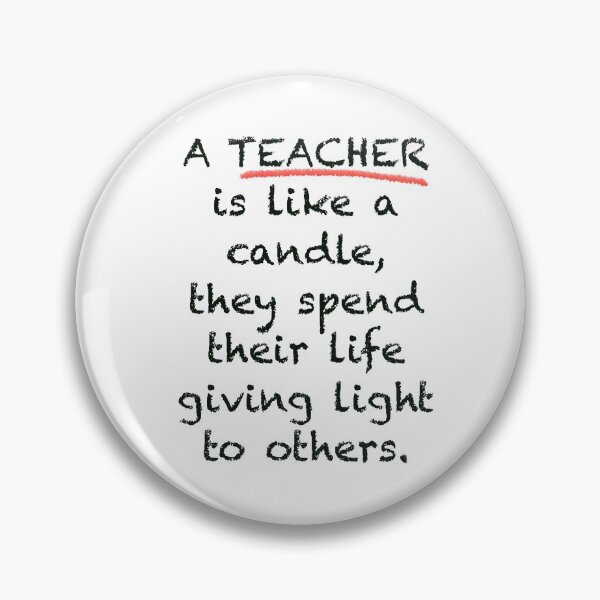 Item preview, A teacher is like a candle designed and sold by JessicaTukaj.
