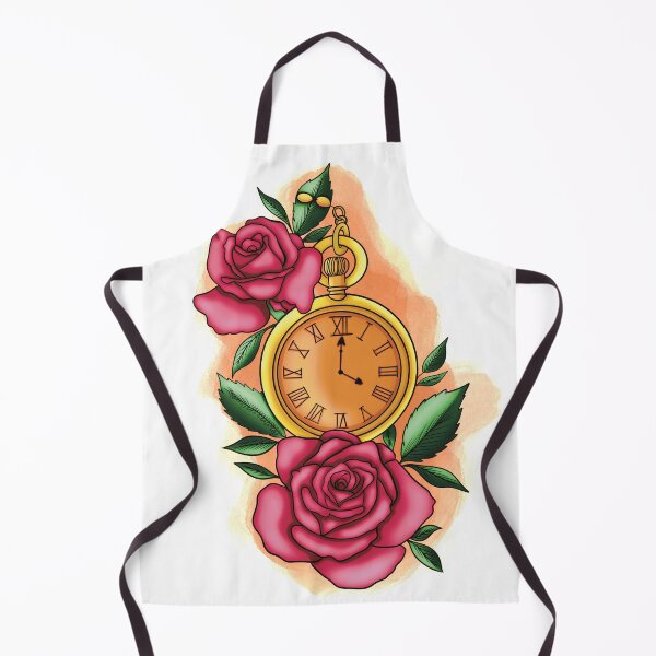Item preview, Clock under its rosebushes designed and sold by Eikia.