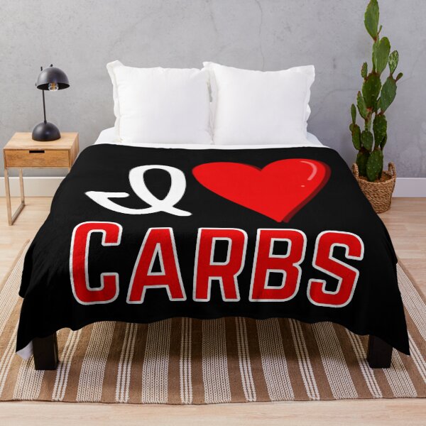 Item preview, I love Carbs, Prank Gag Gift Design designed and sold by Constant Readers.