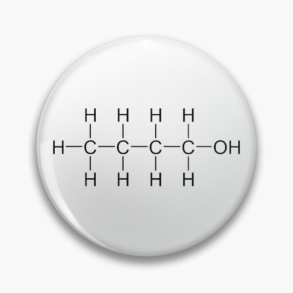Item preview, Butanol C4H9OH C4H10O designed and sold by Zeeph.