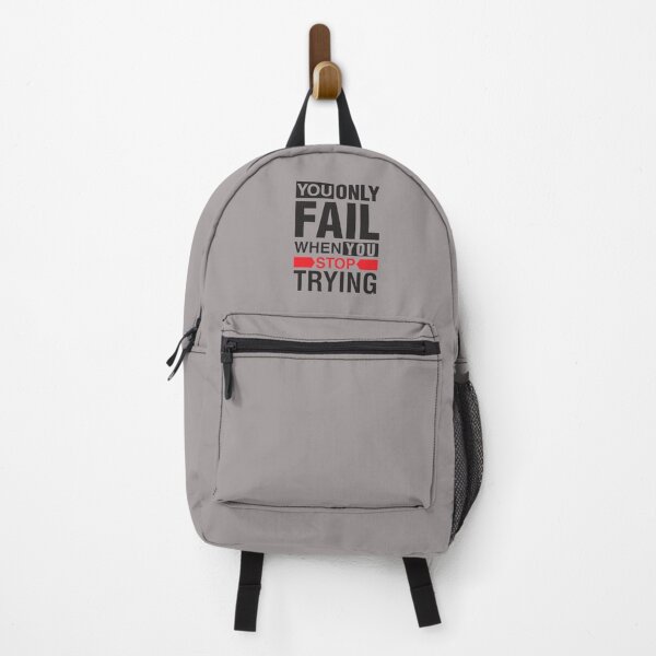 Item preview, You Only Fail When You Stop Trying - Motivational designed and sold by Zyphrost ★★★★★ (✔).