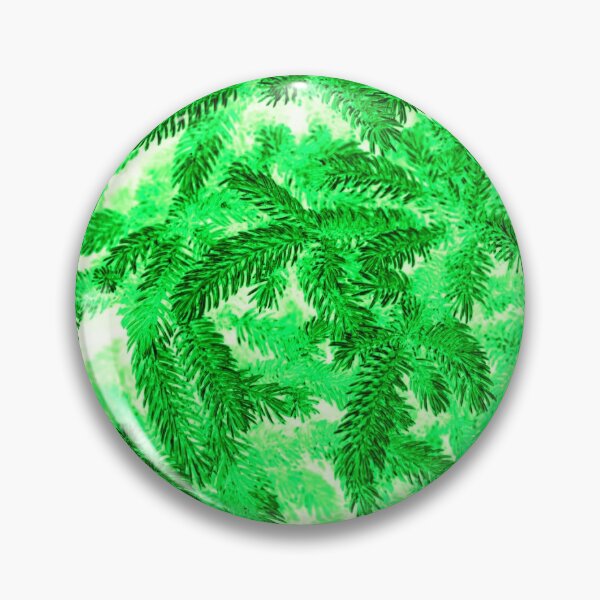 Item preview, Floral Winter Motifs with Branches of the  Ornamental Light Green Spruce Tree designed and sold by IraNiva.