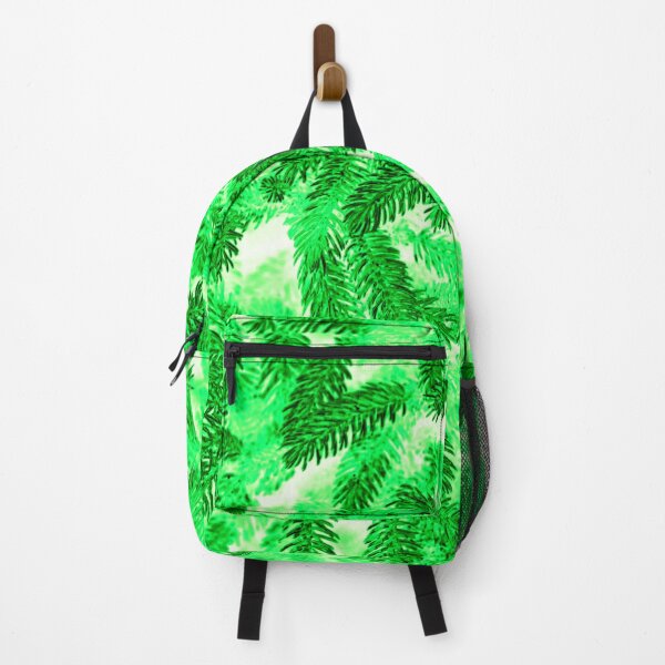 Item preview, Floral Winter Motifs with Branches of the  Ornamental Light Green Spruce Tree designed and sold by IraNiva.