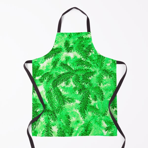 Item preview, Floral Winter Motifs with Branches of the  Ornamental Light Green Spruce Tree designed and sold by IraNiva.