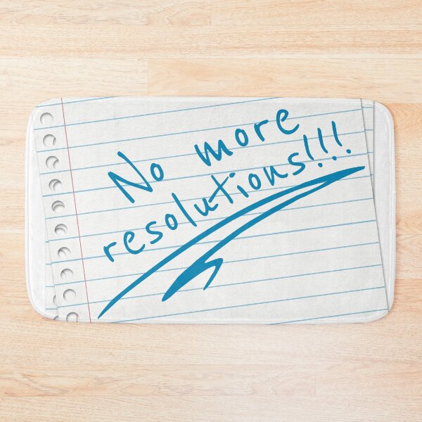 Item preview, New Year Resolution List - No more resolutions! designed and sold by pixelspantry.