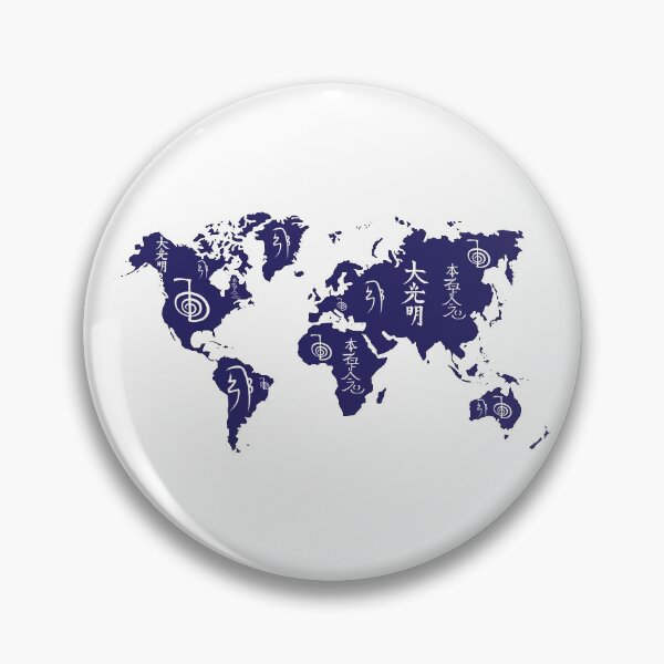 Item preview, World Map and Reiki Symbols designed and sold by marcosty.