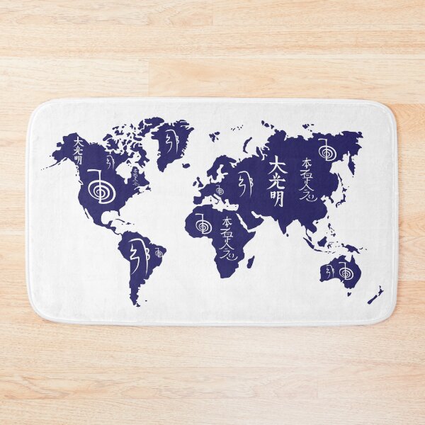 Item preview, World Map and Reiki Symbols designed and sold by marcosty.