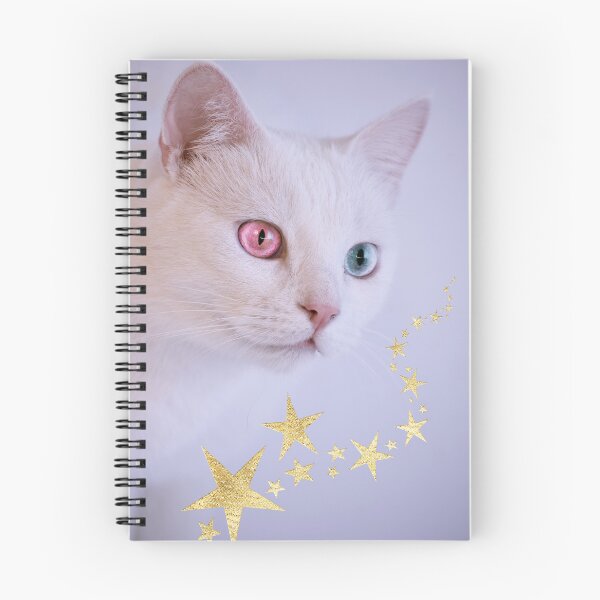 Item preview, White Cat with Stars designed and sold by CretivCrazySoul.
