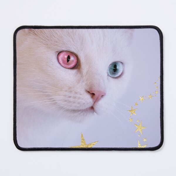 Item preview, White Cat with Stars designed and sold by CretivCrazySoul.
