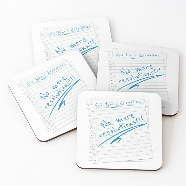 Item preview, New Year Resolution List - No more resolutions! designed and sold by pixelspantry.