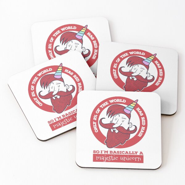 Item preview, Red Hair Majestic Unicorn designed and sold by SportDIXIT.