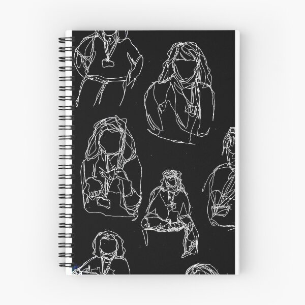 Item preview, line drawing women sitting inverted designed and sold by terididcote.