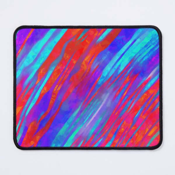 Item preview, Red Blue Blendy Abstract designed and sold by bloomingvine.