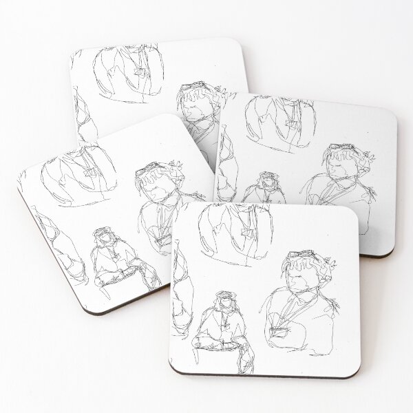 Item preview, women sitting line art 2 designed and sold by terididcote.