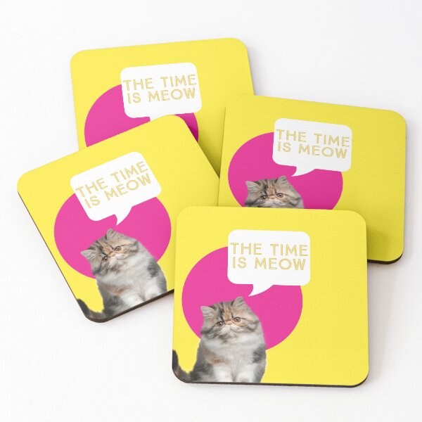 Item preview, The time is meow designed and sold by Kamaloca.