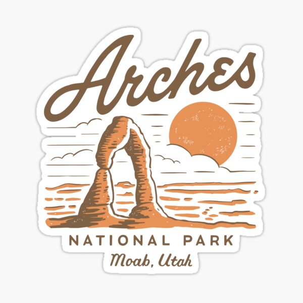 Artikel-Vorschau von Vintage Arches Nationalpark Moab Utah, designt und verkauft von lorenklein.