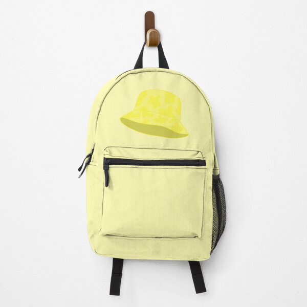 Item preview, yellow cow print bucket hat designed and sold by ViviTV.