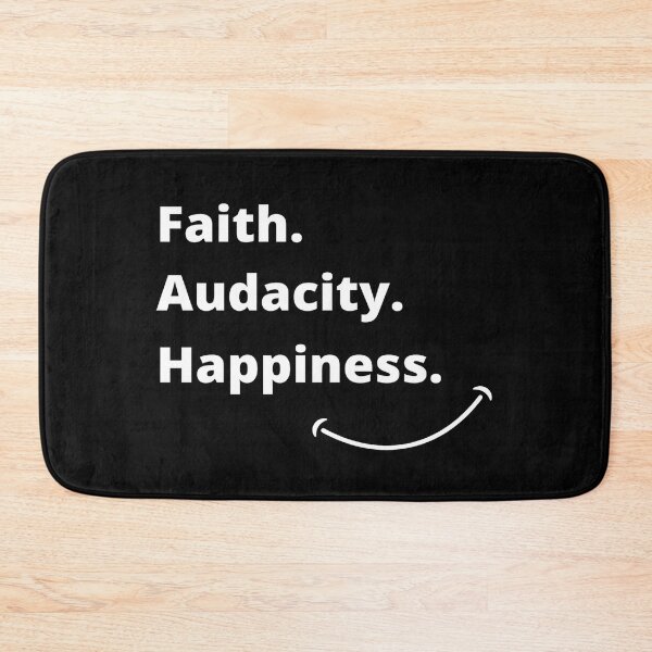 Item preview, Faith. Audacity. Happiness. designed and sold by GoPublicTeam.
