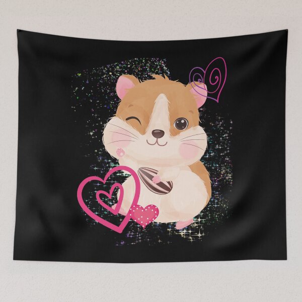 Item preview, Cute Baby Chipmunk Cartoon Heart Design designed and sold by EarthArtDesigns.
