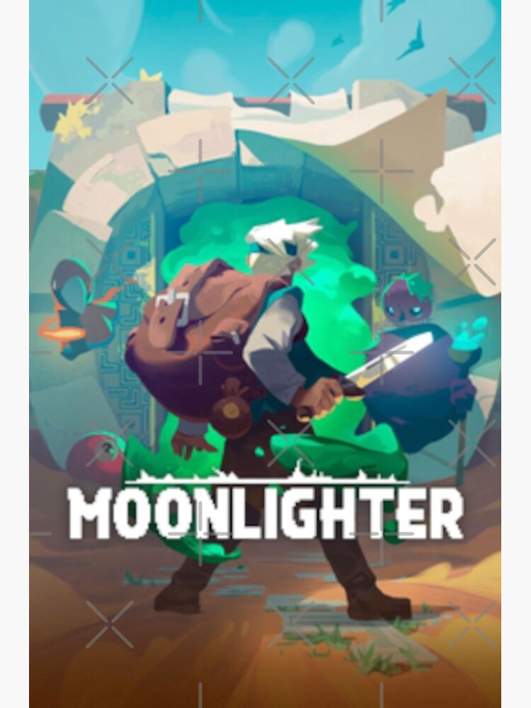 "Moonlighter" Poster by voiceandvision Redbubble