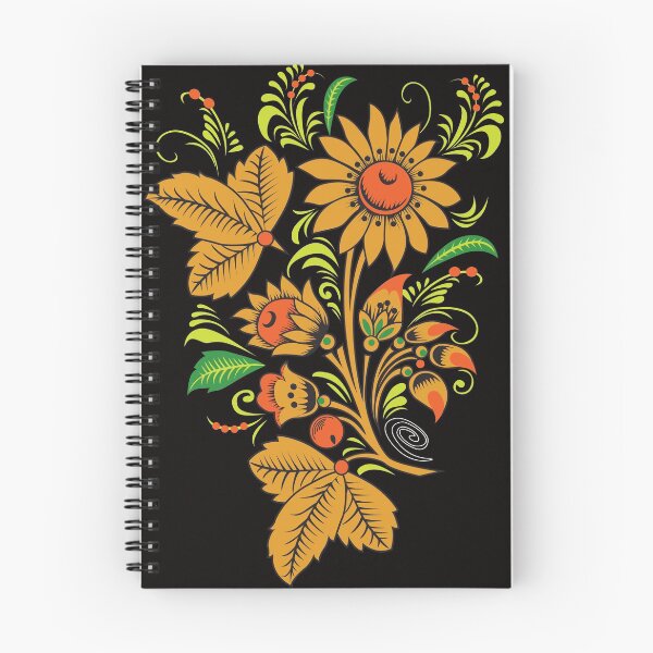 Aperçu de l'œuvre motif de fleurs folkloriques créée et vendue par VinCut.