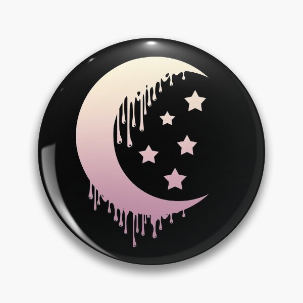 Item preview, Melting moon with stars soft pastel designed and sold by Fran Fryberg.