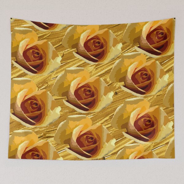 Aperçu de l'œuvre Or et roses créée et vendue par Branka.