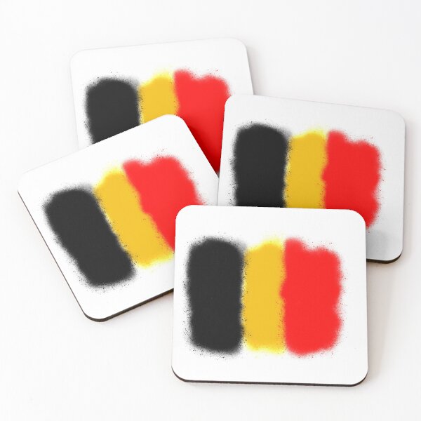 Item preview, Spray painted flag - Belgium designed and sold by qlobba.