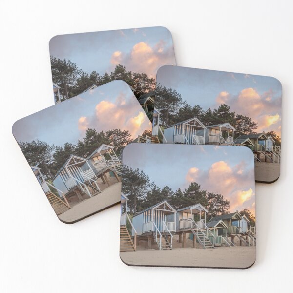 Item preview, Evening Light on the Beach Huts at Wells Norfolk designed and sold by dp-images.