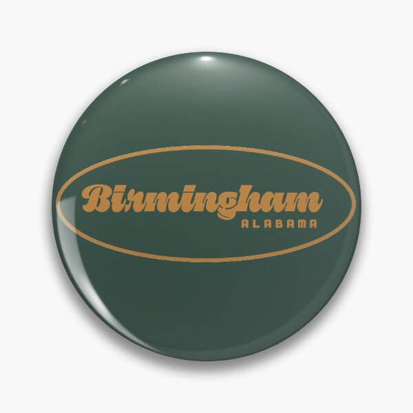 Item preview, Birmingham Alabama Retro Badge designed and sold by AllVibesWelcome.