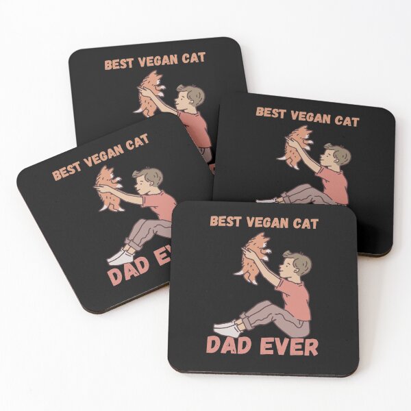 Item preview, Best Vegan Cat Dad Ever designed and sold by laamriya974.