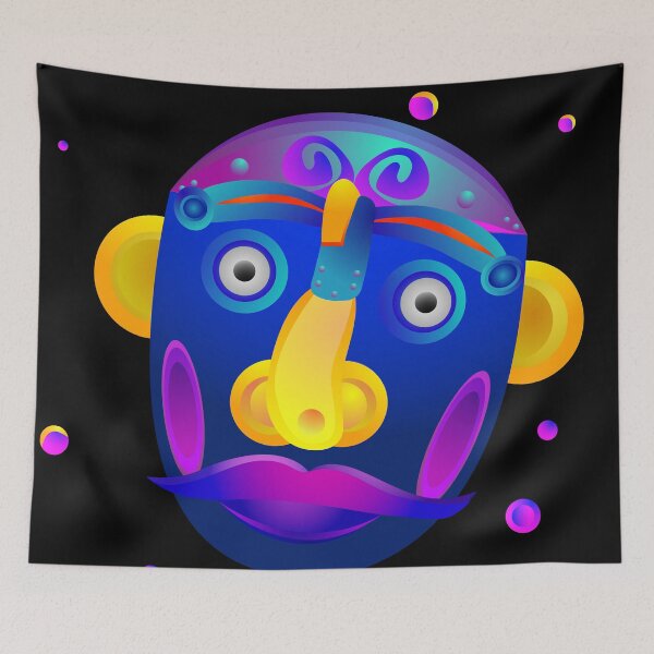 Item preview, NFT ART MASK ILLUSTRATION designed and sold by Perfectwear7.