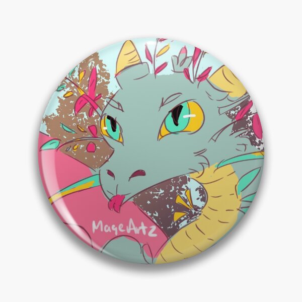 Item preview, Pansexual pride dragon designed and sold by Magescauldron.