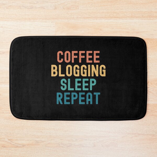 Item preview, Coffee Blogging Sleep Repeat - Funny Blogging & Coffee Gift designed and sold by kindxinn.